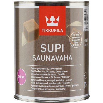Tikkurila Supi Sauna Wax Saunavaha 2,7 l bezbarvý – Hledejceny.cz