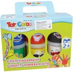 Prstové barvy Toy Color 6 barev 80 ml – Zboží Dáma