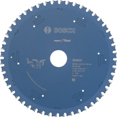 Bosch Pilový kotouč 210x30mm 48zubů na kov 2608643057 – Zboží Dáma