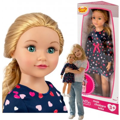 Smily Play Velká chodící panenka 70 cm princezna – Zboží Mobilmania