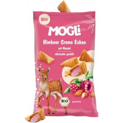 MogLi BIO plněné malinové taštičky 30 g – Hledejceny.cz