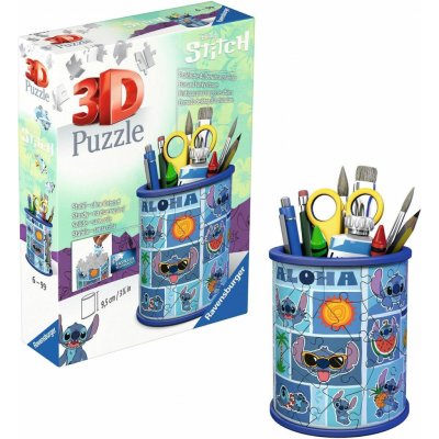 Ravensburger 3D Puzzle Stojan na tužky Disney: Stitch 57 ks – Zboží Dáma