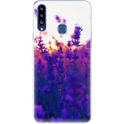 Odolné silikonové pouzdro iSaprio - Lavender Field - Samsung Galaxy A20s