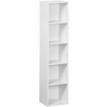 Casa Selección Cube knihovna bílá 30x24x132 cm – Zboží Dáma