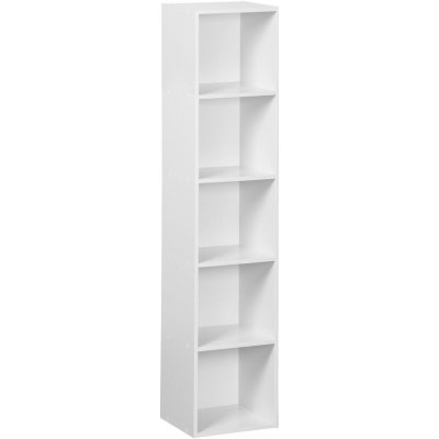 Casa Selección Cube knihovna bílá 30x24x132 cm – Zboží Dáma
