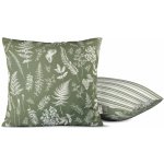 Darré V kapradinách s pruhem zelenobílý 70 x 90 cm – Zboží Mobilmania