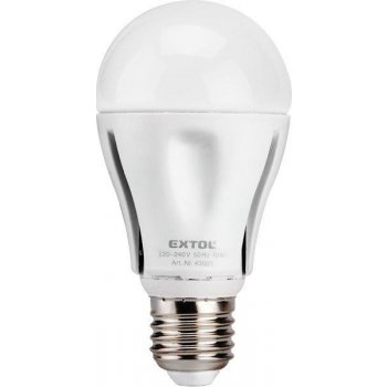 EXTOL žárovka LED 8W závit E27 svítivost 640lm odpovídá 50W klasické žárovky  úhel svítivosti 220° 3000K tep od 354 Kč - Heureka.cz