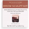 Přípravky na obočí Revolution Sada na úpravu obočí Brow Sculpt Kit Medium 2,2 g