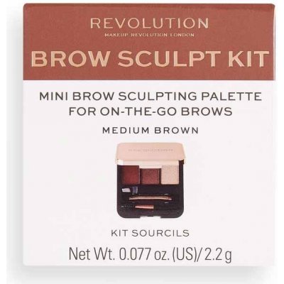 Revolution Sada na úpravu obočí Brow Sculpt Kit Medium 2,2 g – Hledejceny.cz