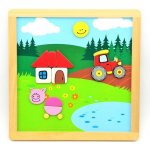 Teddies magnetické puzzle dřevěné Moje první zvířátka 57 dílků – Zbozi.Blesk.cz