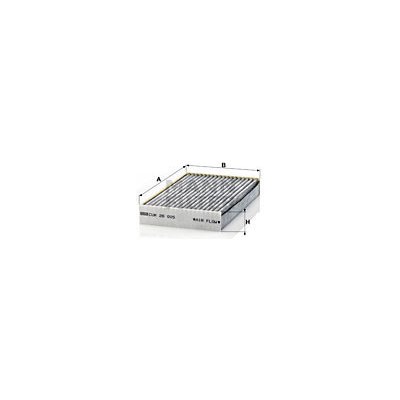 Filtr, vzduch v interiéru MANN-FILTER CUK 26 005 – Hledejceny.cz