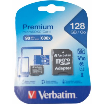 Verbatim Premium U1 microSDXC 128 GB 44085 – Zboží Živě