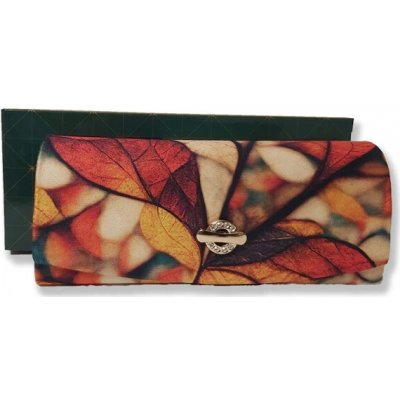 Feba dámské luxusní pouzdro na brýle s utěrkou v podzimní barvě 800268 – Zboží Dáma