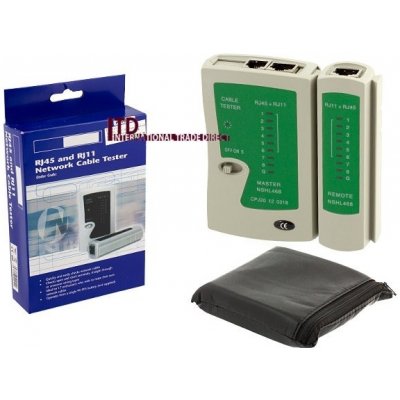 TESTER ZKOUŠEČKA KABELŮ RJ45 / RJ12 / RJ11 – Zboží Dáma TESTER ZKOUŠEČKA KABELŮ RJ45 / RJ12 / RJ11 – Zboží Dáma