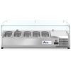 Jídlonosič Arktic Chladicí nástavba GN 1/4, 7 x GN 1/4, -2/8˚C, 230V/180W, R600a, 1505x335x(H)430mm