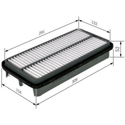 Vzduchový filtr BOSCH F 026 400 038 – Hledejceny.cz