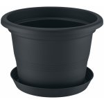 PARKSIDE Květináč s miskou Winchester 40 cm antracitová – Zboží Mobilmania