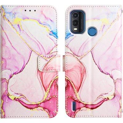 VSECHNONAMOBIL 55125 ART MARBLE Peněženkový kryt Nokia G11 Plus ROSE GOLD – Zboží Živě