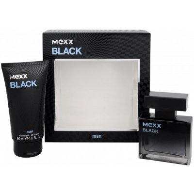 Mexx Black Man EDT 30 ml + sprchový gel 50 ml dárková sada