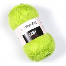 Yarn Art příze Baby 13854 svěží zelená
