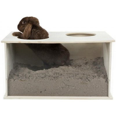 Trixie Box na norování pro králíky dřevo/akryl 58 x 30 x 38 cm – Sleviste.cz