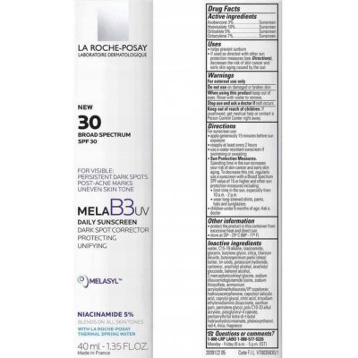 La Roche-Posay Mela B3 korekční krém proti pigmentovým skvrnám na den SPF30 40 ml – Sleviste.cz