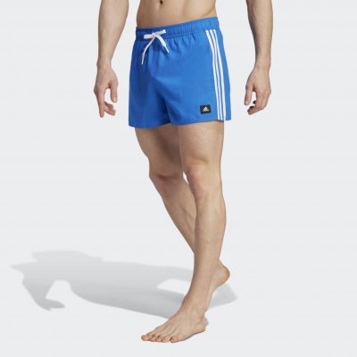 adidas plavecké šortky 3-Stripes CLX bílo modré – Zboží Mobilmania