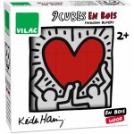 Vilac obrázkové kostky Keith Haring – Zboží Mobilmania