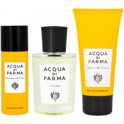 Acqua di Parma Colonia unisex EDC 100 ml + sprchový gel 75 ml + deospray 50 ml dárková sada – Zboží Mobilmania