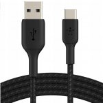 Axagon BUCM-CM30AB HQ USB-C USB-C, USB 2.0, PD 60W 3A, ALU, oplet, 3m, černý – Zboží Živě