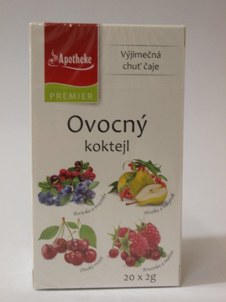 Apotheke Ovocný koktejl 4v1 20 x 2 g