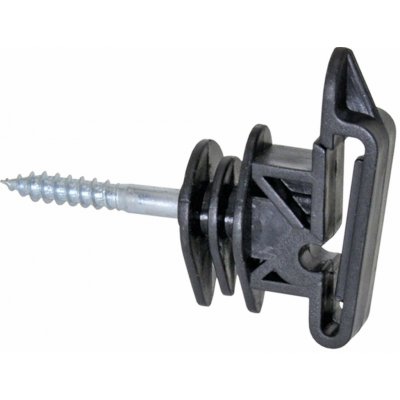 Izolátor pro elektrický ohradník plochý, pro pásku do 40 mm, lanka a lana - 25 ks – Hledejceny.cz