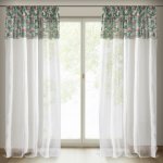Takoy Závěs BOTANIC ze dvou druhů látky-HF-328689 | 140 x 250 cm – Hledejceny.cz
