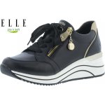 Remonte sneakersy D0T03-01 Schwarz Ginger-gold černá – Zboží Dáma