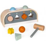 Janod Sweet Cocoon zatloukačka a třídění tvarů a barev – Zboží Mobilmania