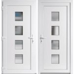 OknaDvereNaMiru.cz Vchodové dveře STYL 010 Bílá / Bílá 100 x 215 cm – Hledejceny.cz