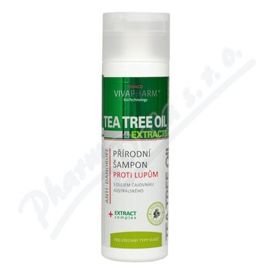 Vivaco Vivapharm Shampoo na vlasy s Tea Tree Oil 200 ml – Zboží Mobilmania
