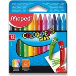 Maped Voskové pastelky Wax trojhranné 12 barev – Hledejceny.cz