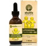 Ekolife Natura Liposomal Vitamin K2 + D3 Meruňka 60 ml – Hledejceny.cz