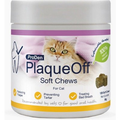 ProDen PlaqueOff Soft Chews Cat 120 ks – Sleviste.cz