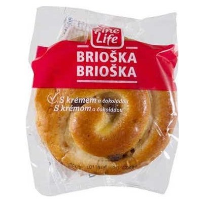 Fine Life Brioška s krémem a čokoládou 6 x 50 g – Zboží Dáma