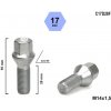 Autokolový šroub a matice Kolový šroub M14x1,5x28 kužel, klíč 17, C17D28F, výška 55 mm