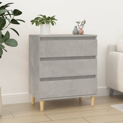 zahrada-XL Příborník betonově šedý 60 x 35 x 70 cm kompozitní dřevo – Zboží Mobilmania