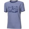 Pánské sportovní tričko Progress Maverick modrý melír pánské triko krátký rukáv