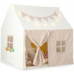 Costway Dětský hrací stan v béžové barvě – Zboží Mobilmania