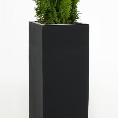 Vivanno samozavlažovací květináč BLOCK výška 100 cm sklolaminát antracit