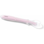 Babyono Lžička silikonová pink 6 m – Sleviste.cz