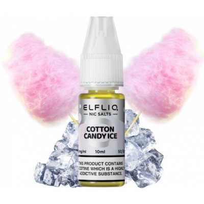 ELF LIQ Cotton Candy Ice 10 ml 10 mg – Zbozi.Blesk.cz
