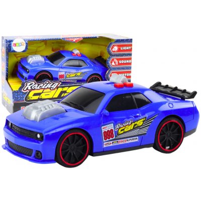 Lean Toys Závodní auto Světla Zvuky Otevírání motoru Modrá – Sleviste.cz