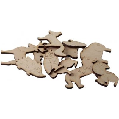 T-Wood Doplňková sada k Hracím stěnám Lesní zvířata – Zboží Dáma